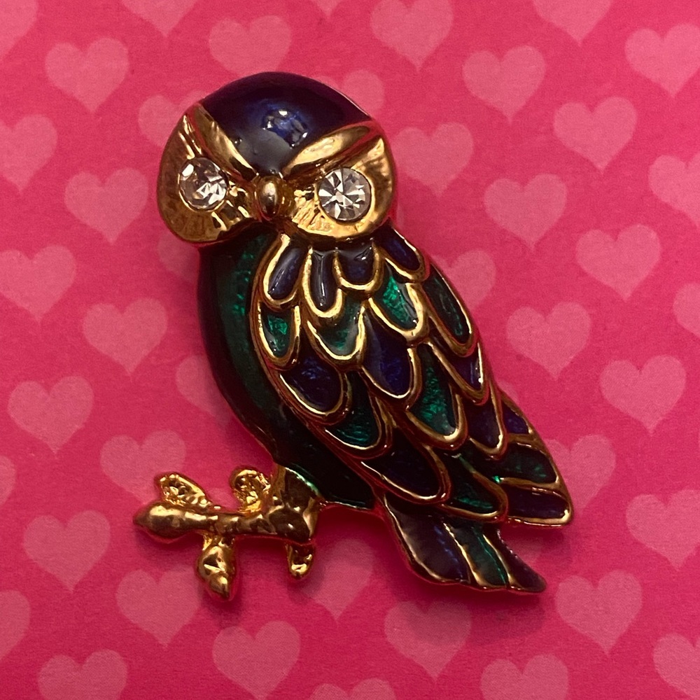 Owl Brooch, Vintage